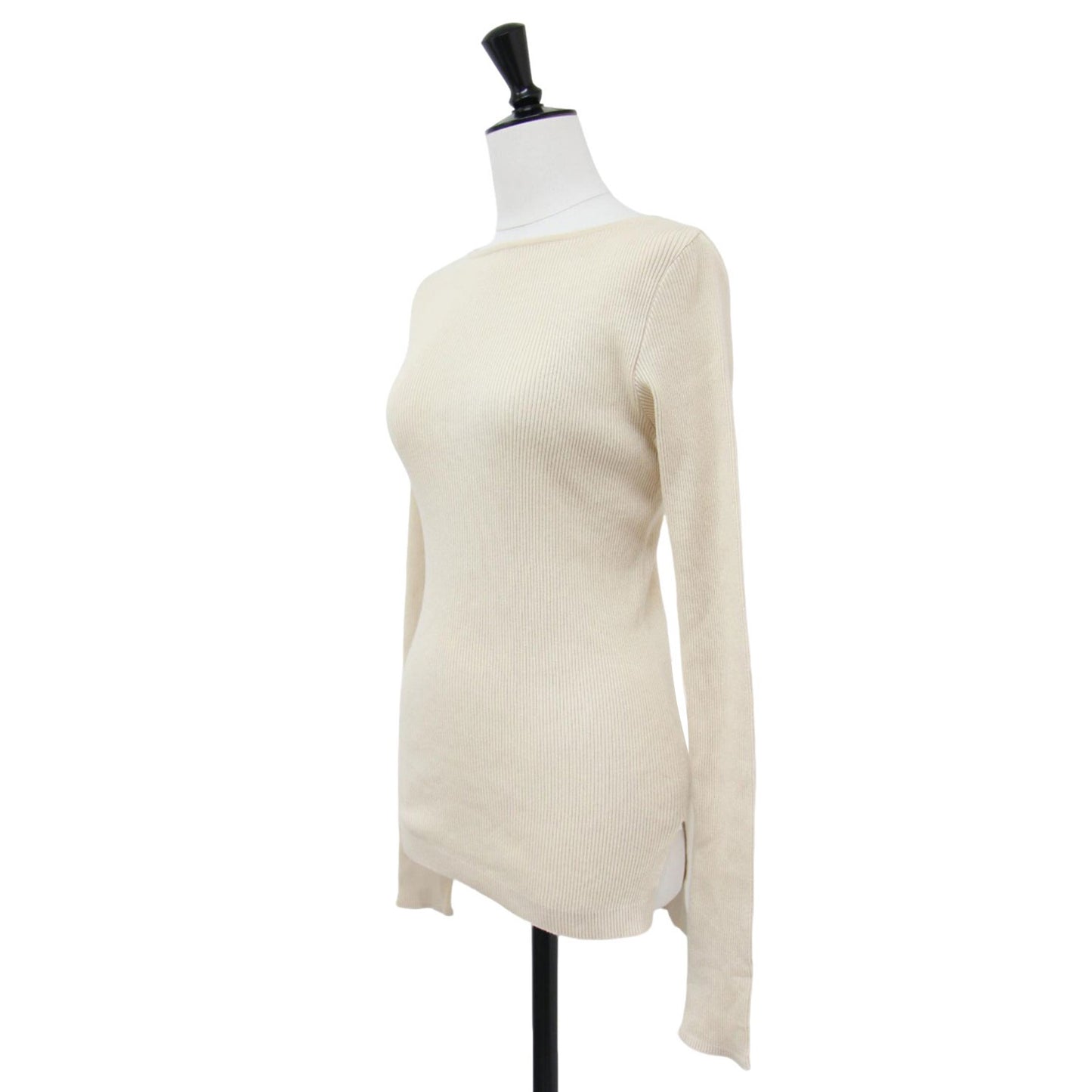 × Ron Herman ギザ ボートネック プルオーバー / Giza Boat Neck Pullover ニット カットソー 長袖 リブ コットン 定番