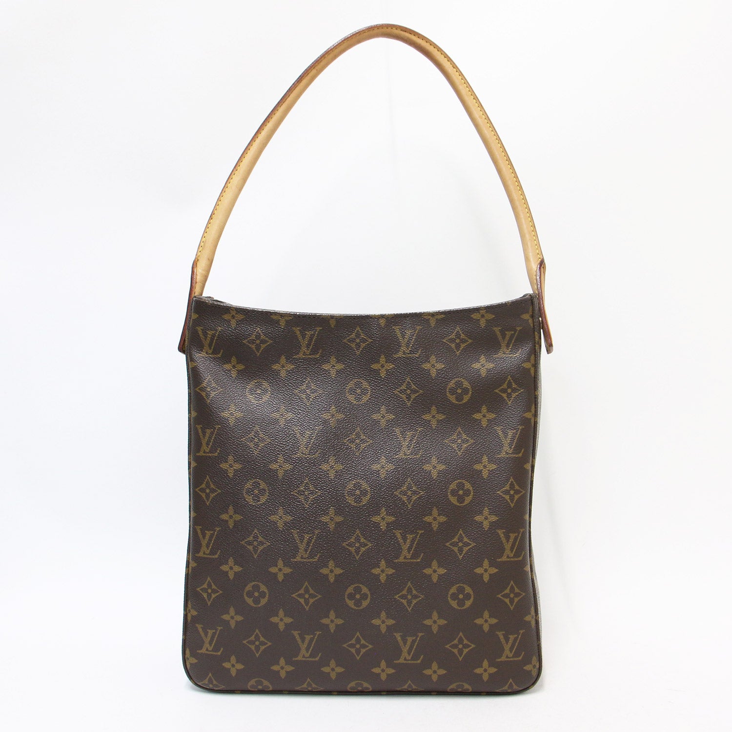 LOUIS VUITTON (ルイヴィトン) モノグラム M51145 ルーピングGM トートバッグ / レザー ワンショルダー -  ブランド古着の通販・買取 | BEEGLE by Boo-Bee