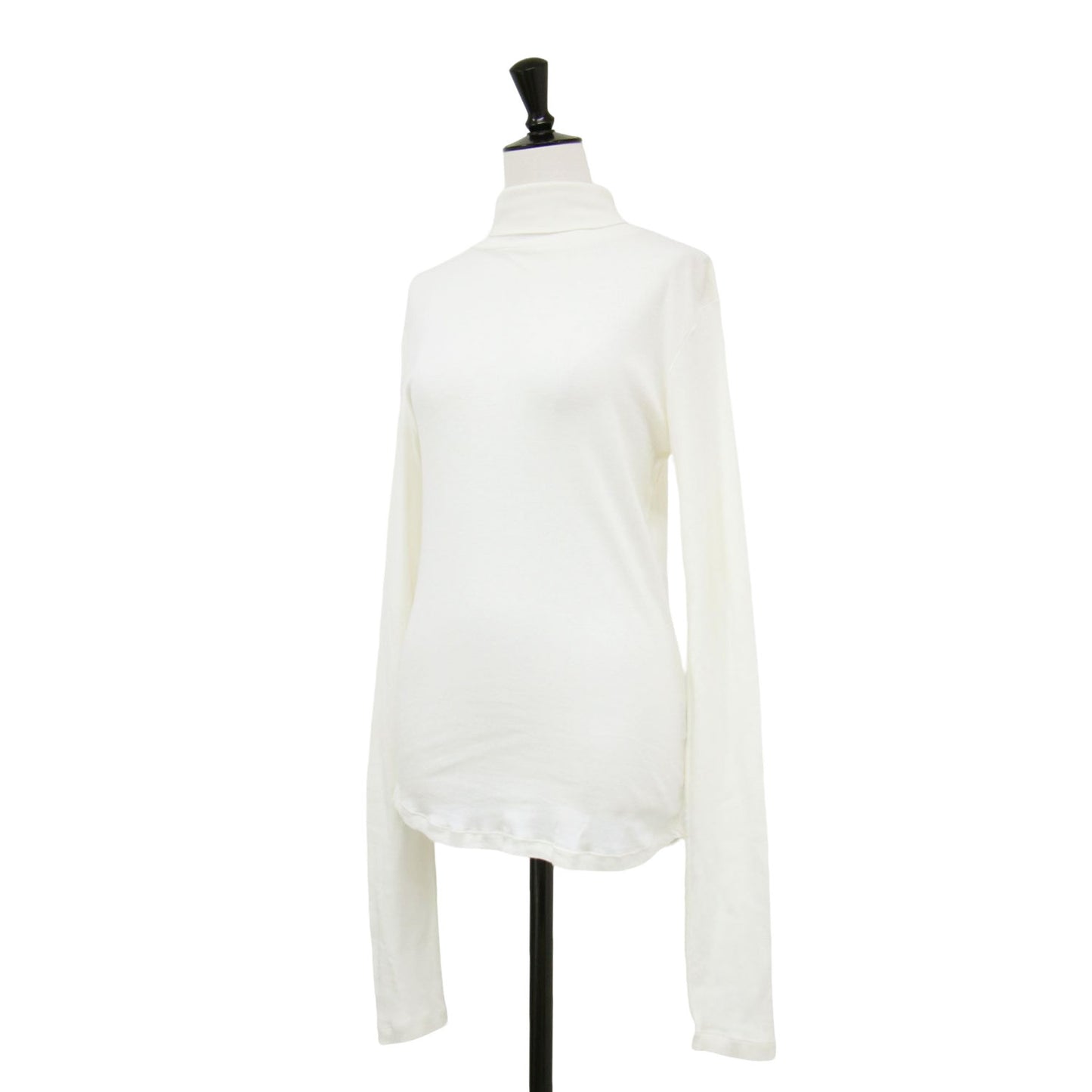 23秋冬 ハイネック プルオーバー / カットソー 長袖 タートルネック コットン