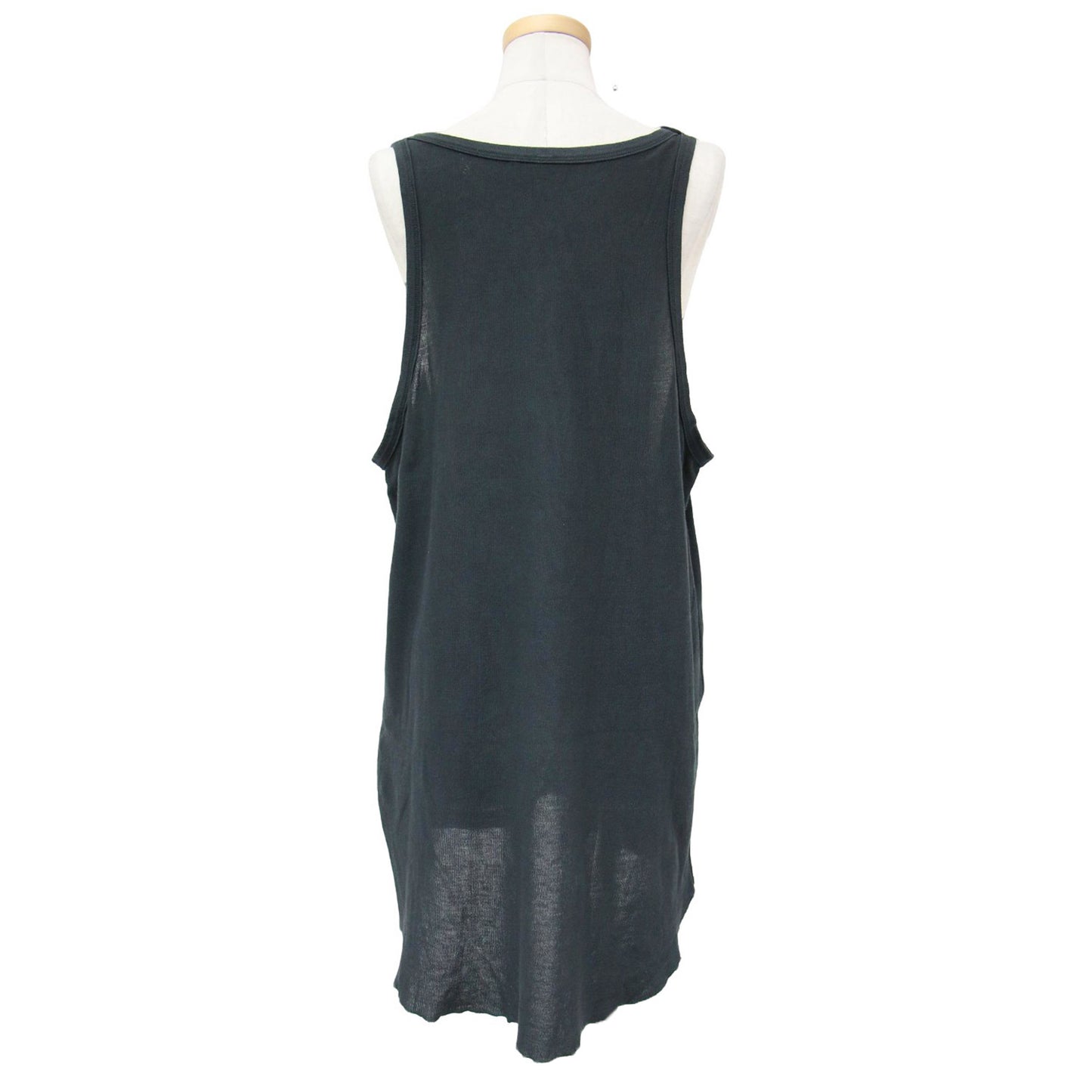 コットン ルーズ タンクトップ / 裾カットオフ チュニック 240725