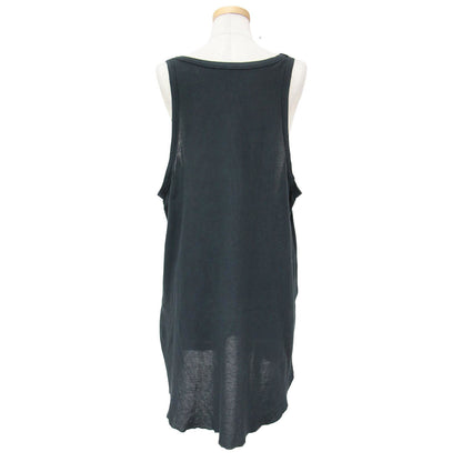 コットン ルーズ タンクトップ / 裾カットオフ チュニック 240725