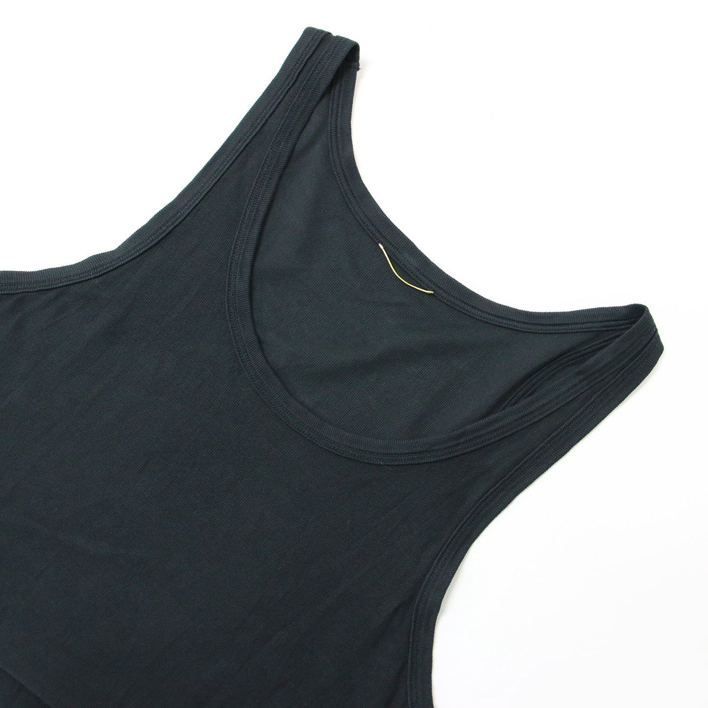 コットン ルーズ タンクトップ / 裾カットオフ チュニック 240725