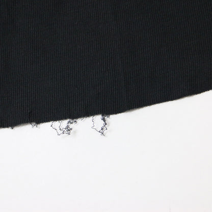 コットン ルーズ タンクトップ / 裾カットオフ チュニック 240725