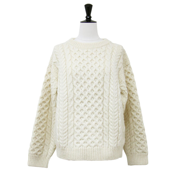 IENA (イエナ) フィッシャーマンズ ニット M / Chere Johnmolloy