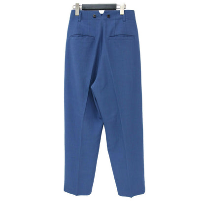 ヘリンボーン ウール テーパード ドビー セットアップ パンツ / ハイウエスト タック 240814