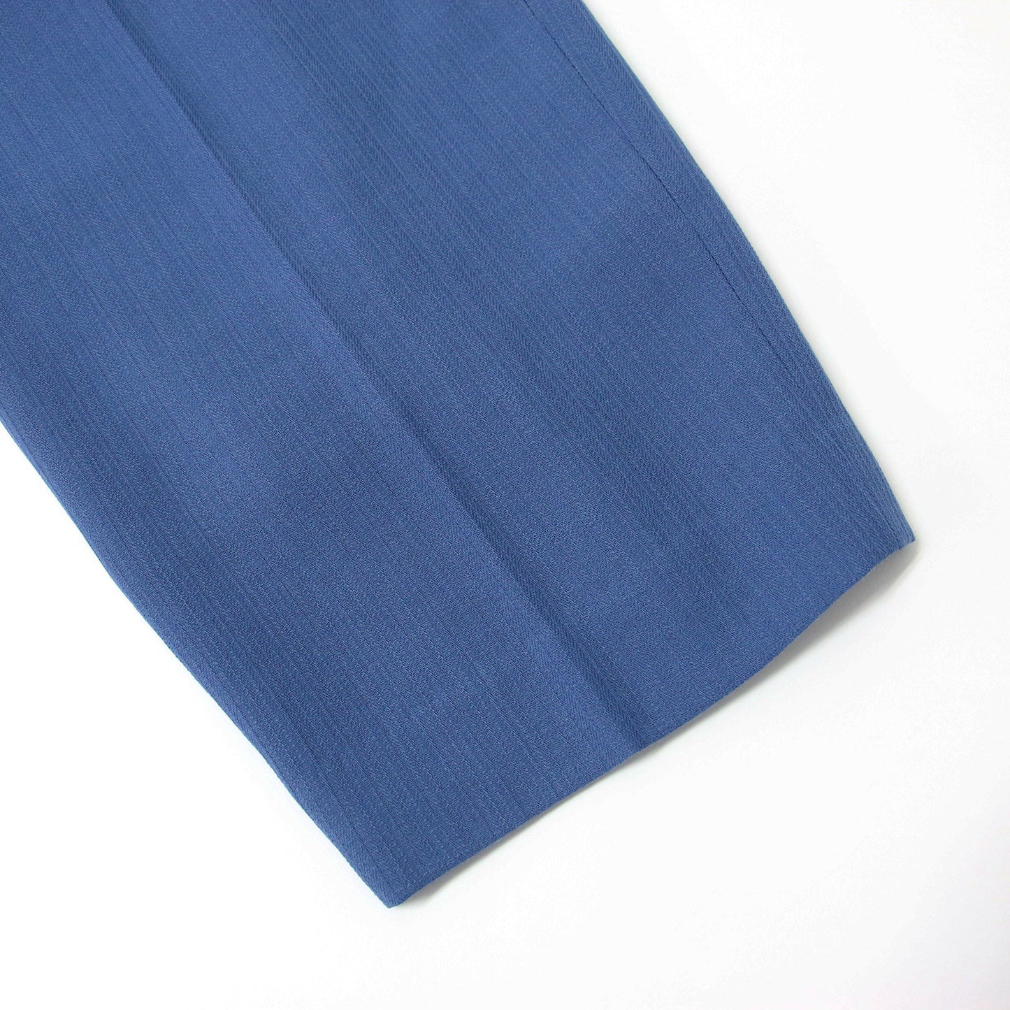 ヘリンボーン ウール テーパード ドビー セットアップ パンツ / ハイウエスト タック 240814