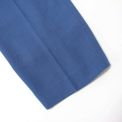 ヘリンボーン ウール テーパード ドビー セットアップ パンツ / ハイウエスト タック 240814