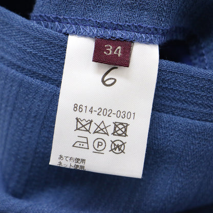 ヘリンボーン ウール テーパード ドビー セットアップ パンツ / ハイウエスト タック 240814