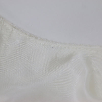 レース コンビ バックサテン ミディ ワンピース / ひざ丈 ボートネック 長袖 ウエストゴム ウォッシャブル 240805