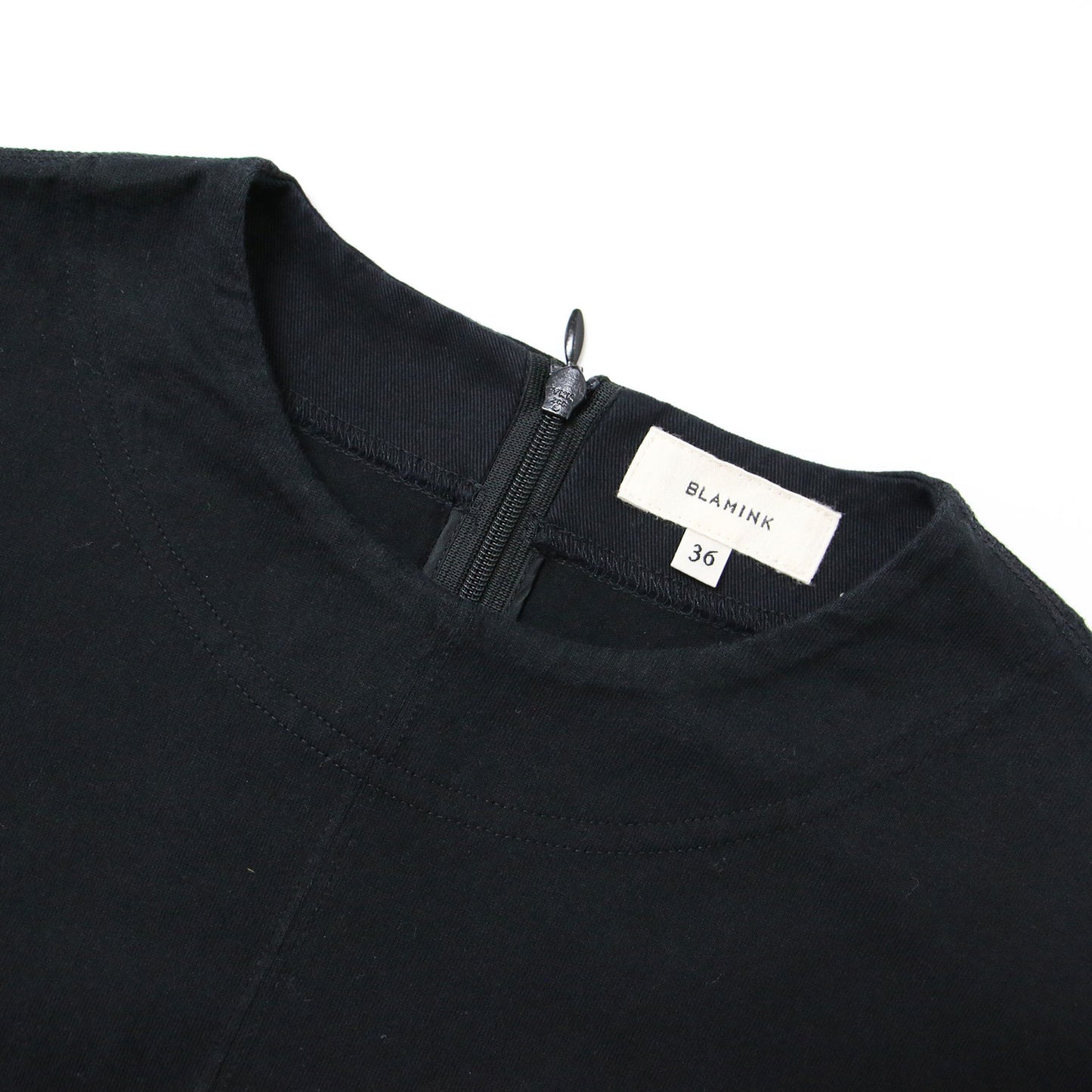 23春夏 クルーネック ギャザー ショートスリーブ プルオーバー カットソー / Tシャツ 半袖 コットン 240624