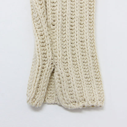 23秋冬 タートルネック ニット フレア ロング ワンピース / 長袖 リブ コットン マキシ 240731