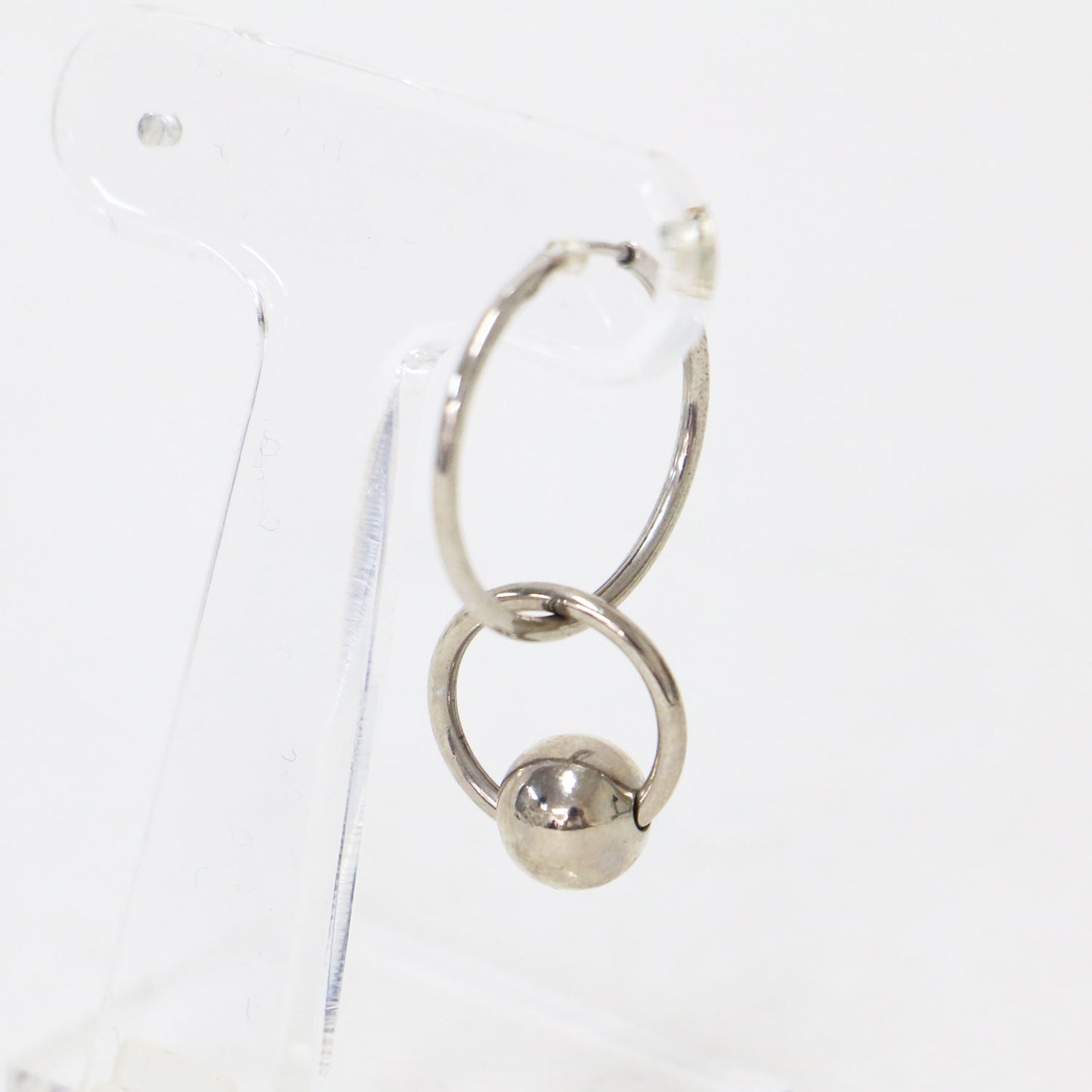 ダブル フープ ピアス / 片耳用