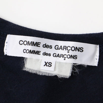 7分袖 コットン Tシャツ / クルーネック カットソー コムコム 240926