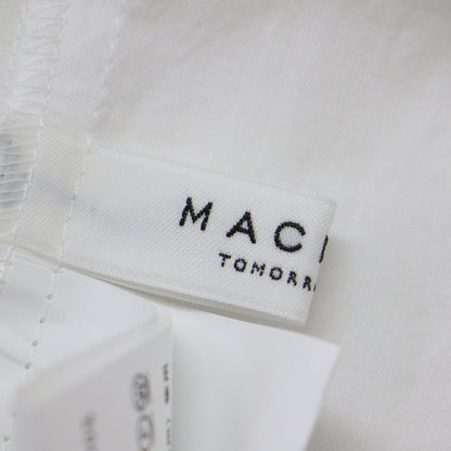 コットンローン ネックギャザー ブラウス / シャツ フレアスリーブ Aライン 240904