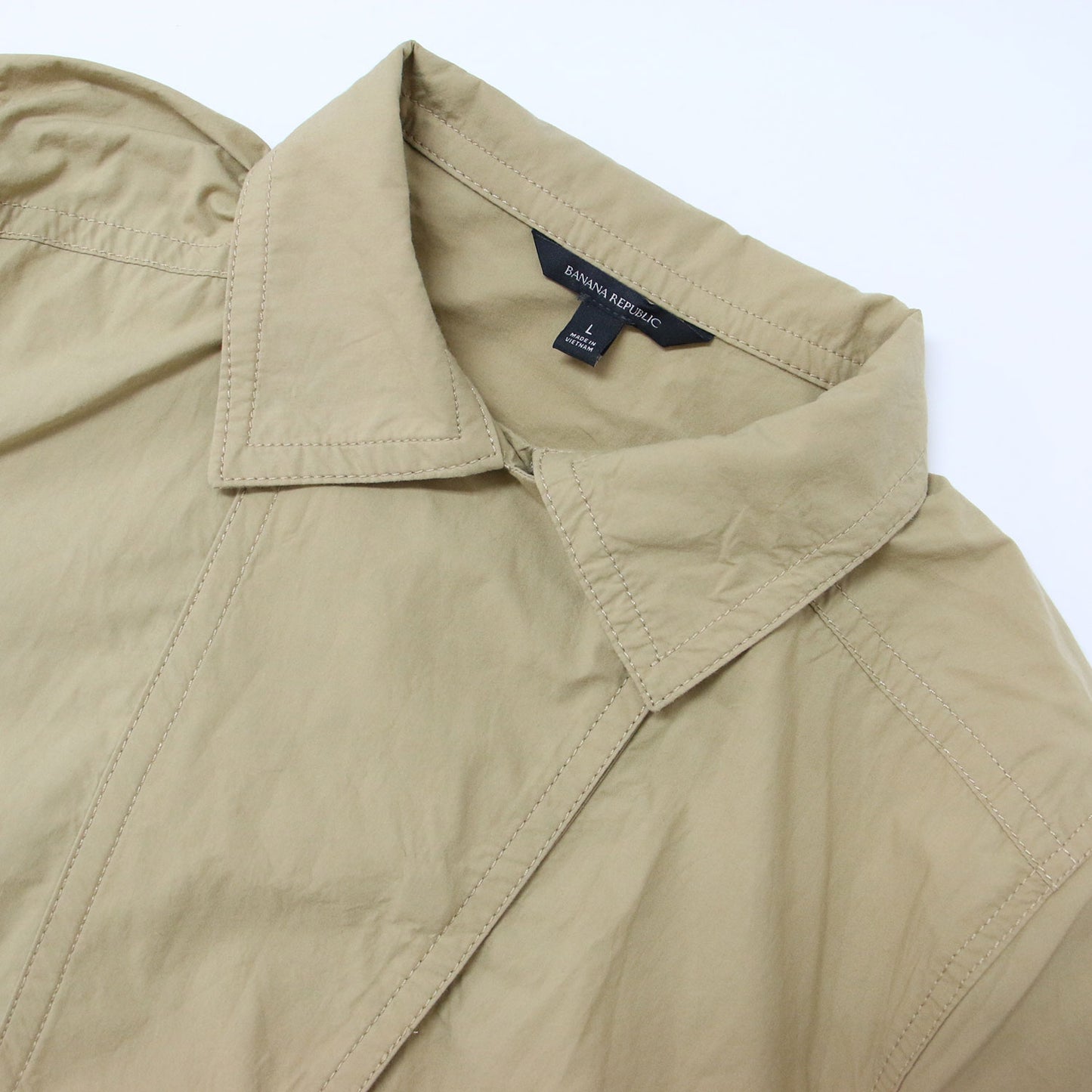 23春夏 コットン ジャンプスーツ / ストレートパンツ ベルト 長袖 オールインワン