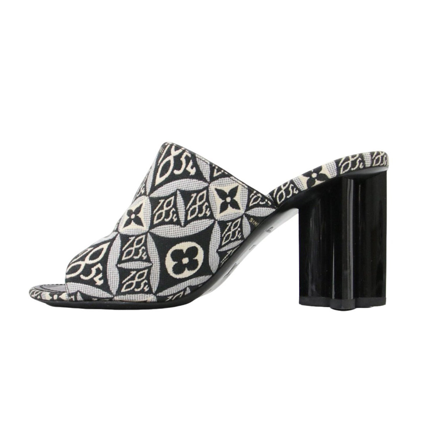 ルイヴィトン サンダル シルエット ライン ミュール モノグラム デニム