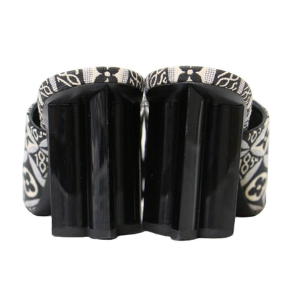 SINCE1854 コレクション モノグラム シルエット ライン ミュール / サンダル イタリア製