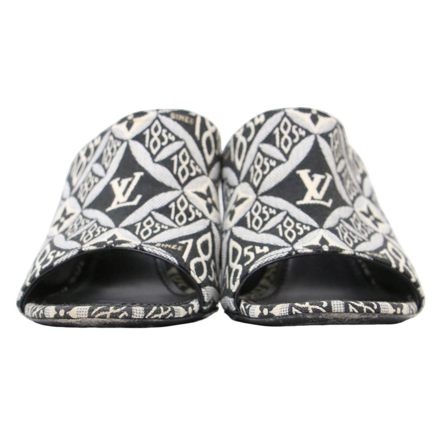 SINCE1854 コレクション モノグラム シルエット ライン ミュール / サンダル イタリア製