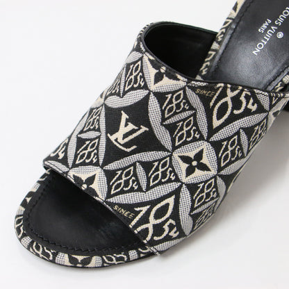 SINCE1854 コレクション モノグラム シルエット ライン ミュール / サンダル イタリア製