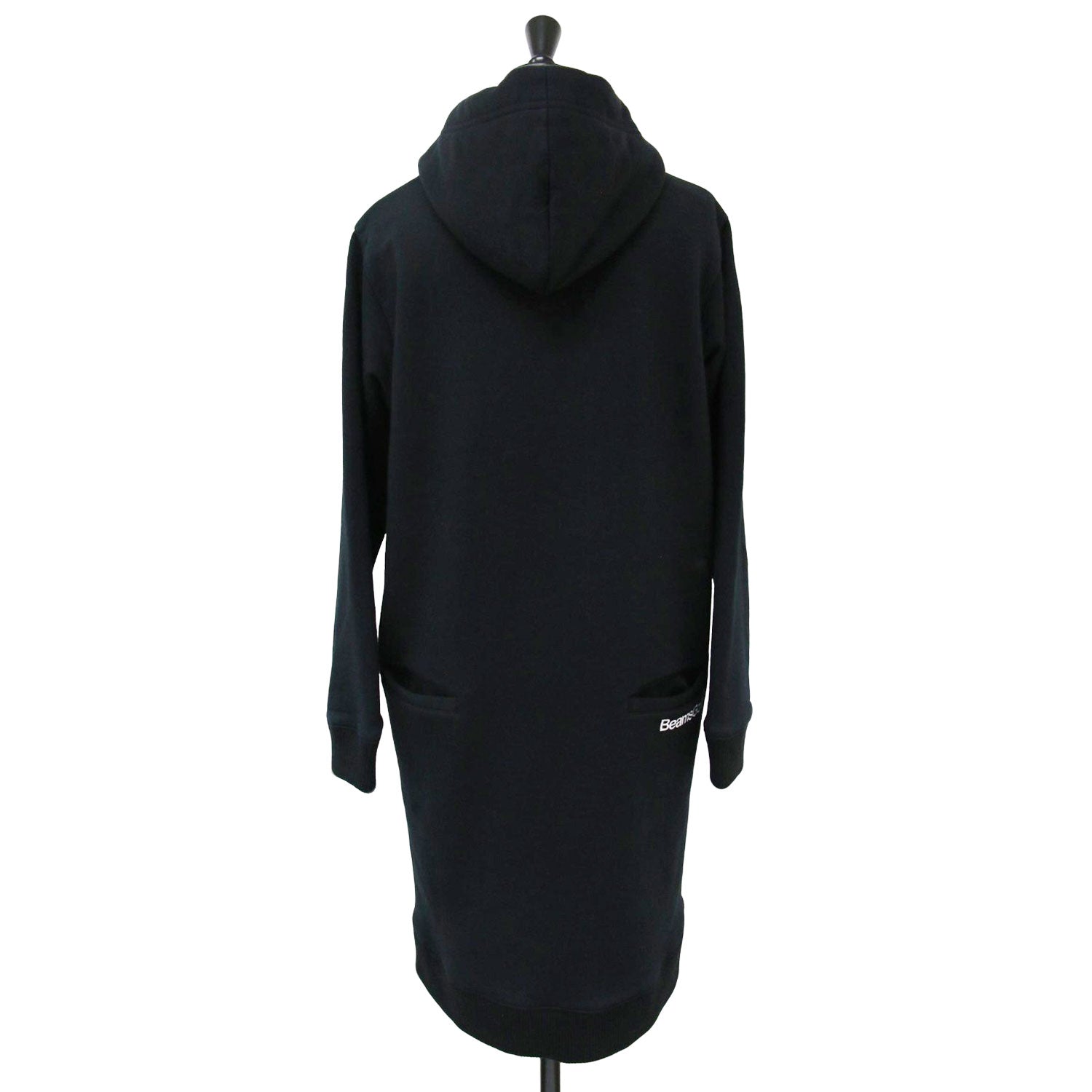 BEAMS GOLF ビームスゴルフ　ワンピース　パーカー　ロゴ　長袖　裏起毛 BEAMS GOLF (ビームスゴルフ) 裏毛 フード ワンピース / ミディ丈