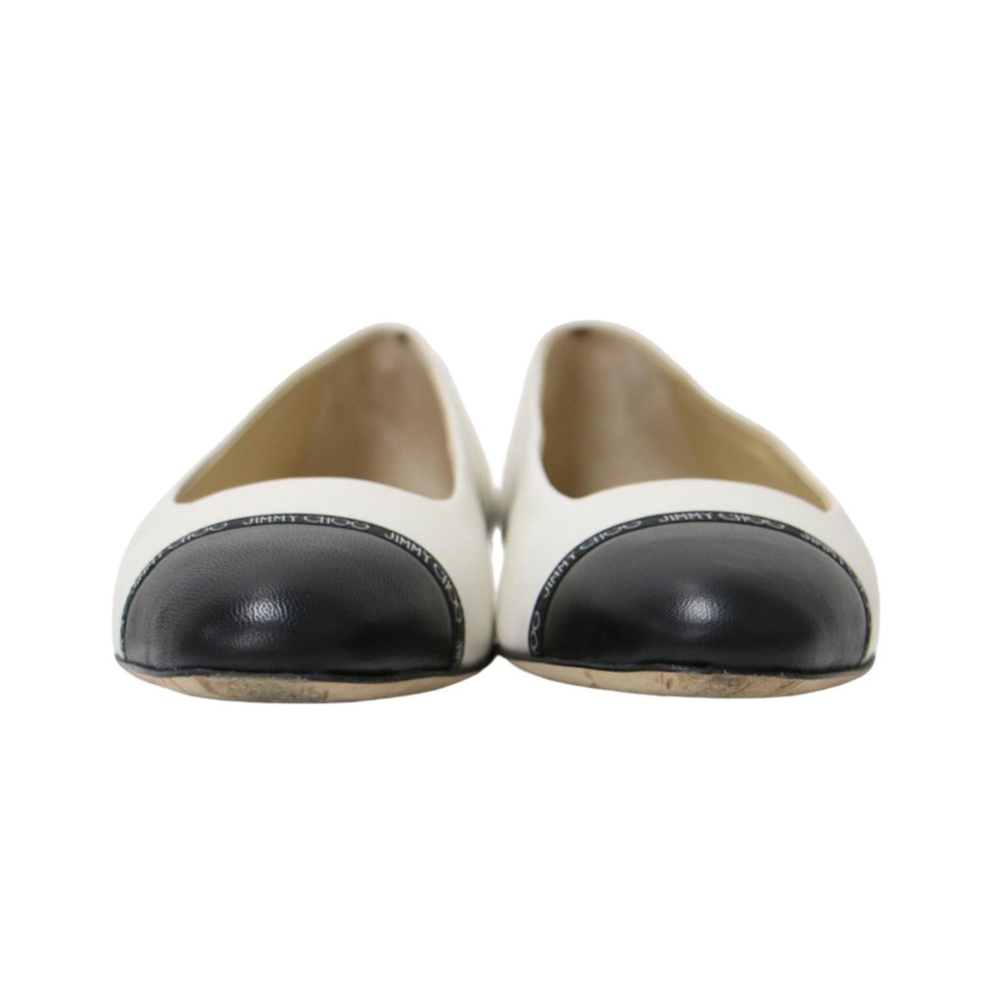 バイカラー フラット パンプス WATSON FLAT / レザー ロゴ