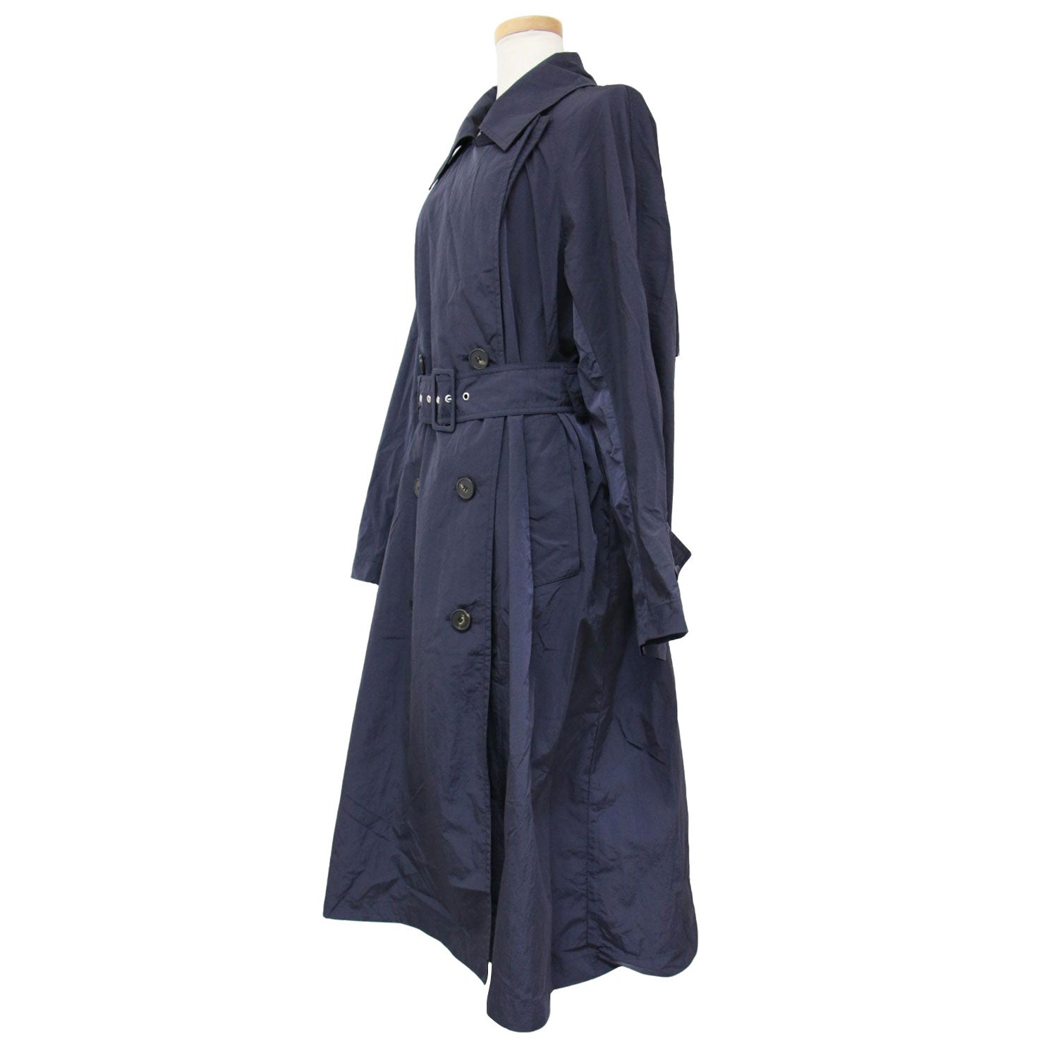 theory luxe 少く ラグランスリーブロング丈コート