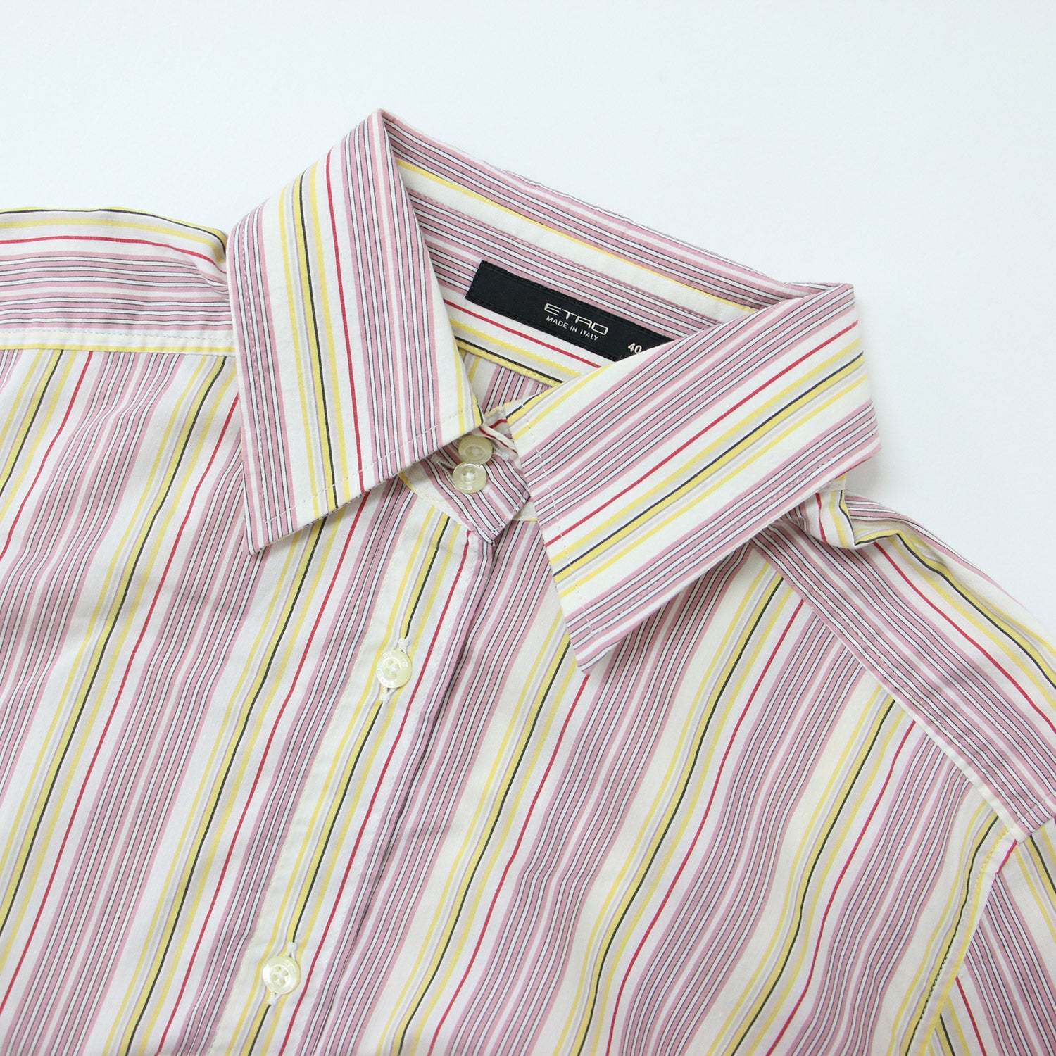 ETRO (エトロ) マルチストライプ シャツ / ストレッチ 長袖 ETRO (エトロ) マルチストライプ シャツ / ストレッチ 長袖