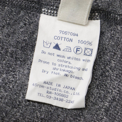 コットン パイル タンクトップ / Uネック ストレッチ チュニック丈