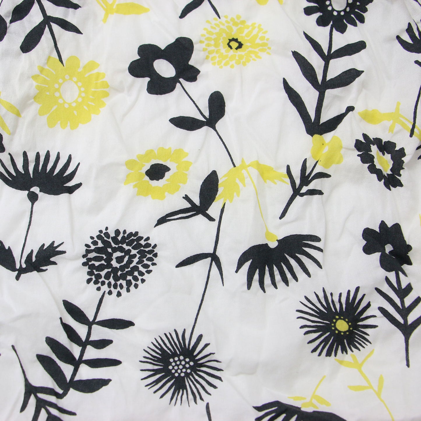 24春夏 nobana フラワー ノースリーブ シャツ / 花柄 シワ加工 コットン ブラウス