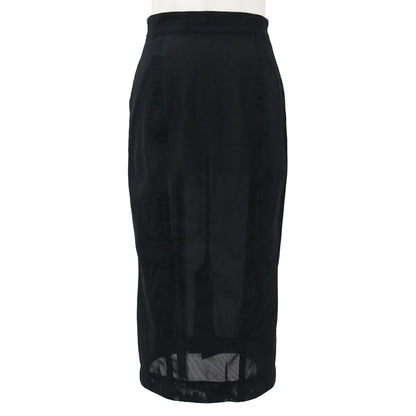 メッシュ Iライン ロングスカート / タイト ストレッチ スリット