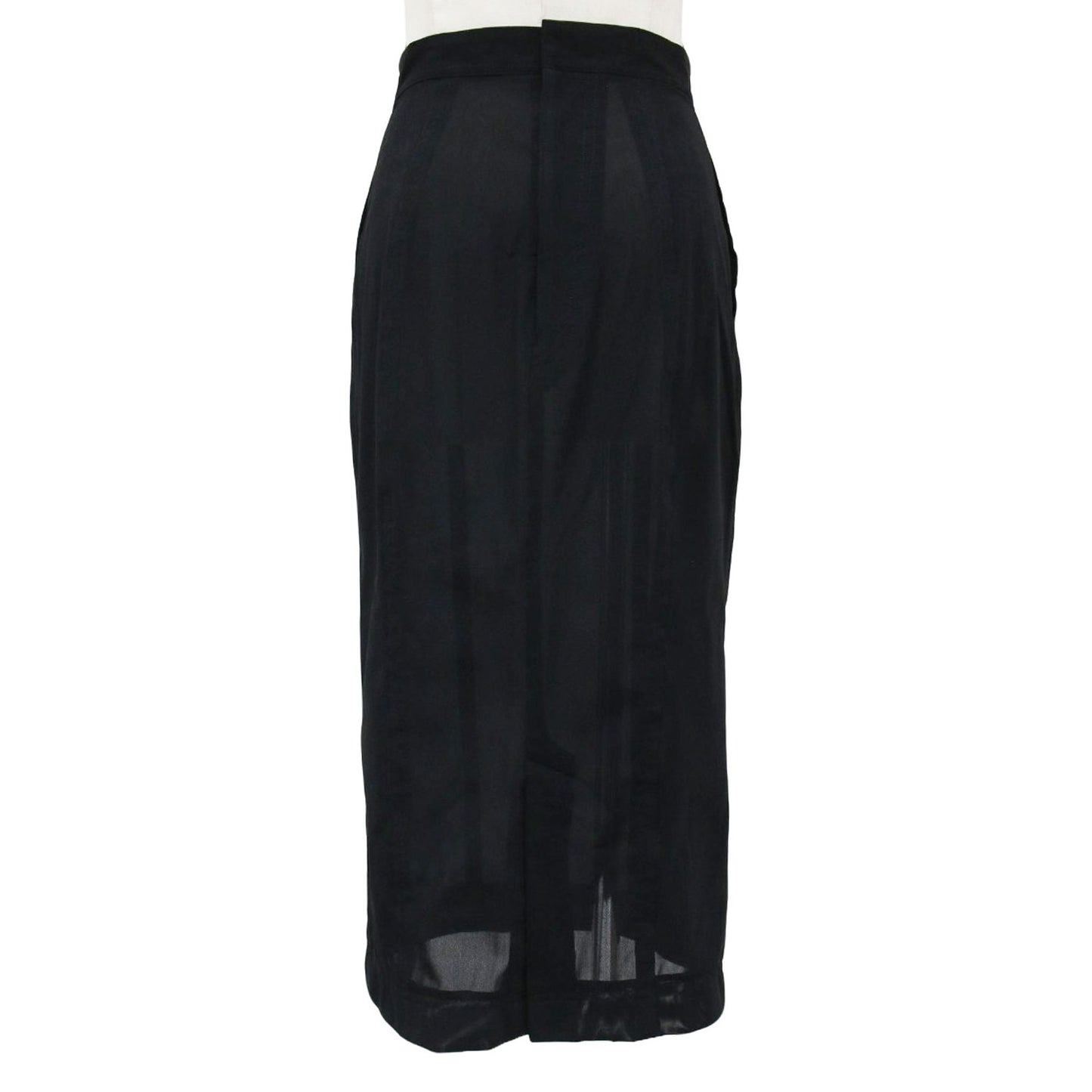 メッシュ Iライン ロングスカート / タイト ストレッチ スリット