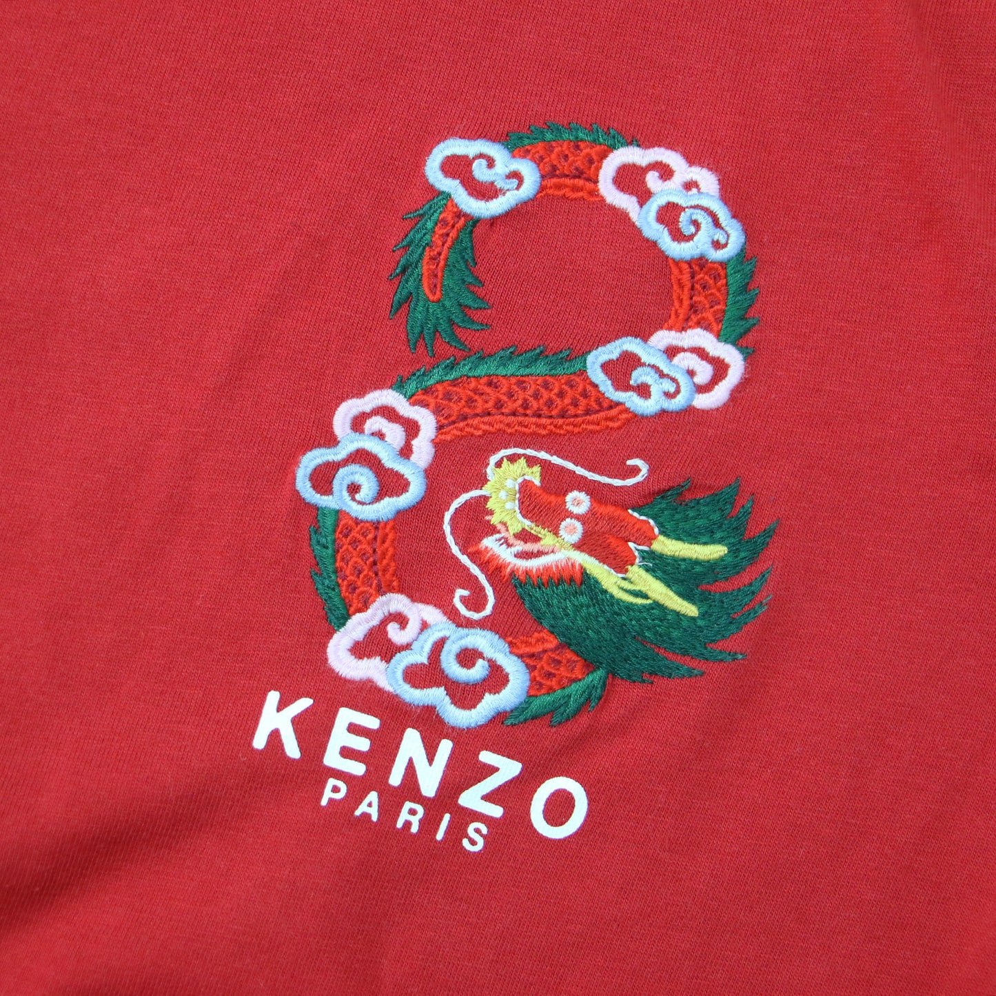 24春夏 エンブロイダリー クラシック Tシャツ / YEAR OF THE DRAGON CREST 半袖 ドラゴン 刺繍 コットン