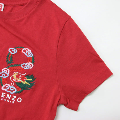 24春夏 エンブロイダリー クラシック Tシャツ / YEAR OF THE DRAGON CREST 半袖 ドラゴン 刺繍 コットン