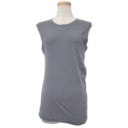 24春夏 コットン シアー ツイスト タンクトップ / カットソー ノースリーブ クルーネック ジャージ