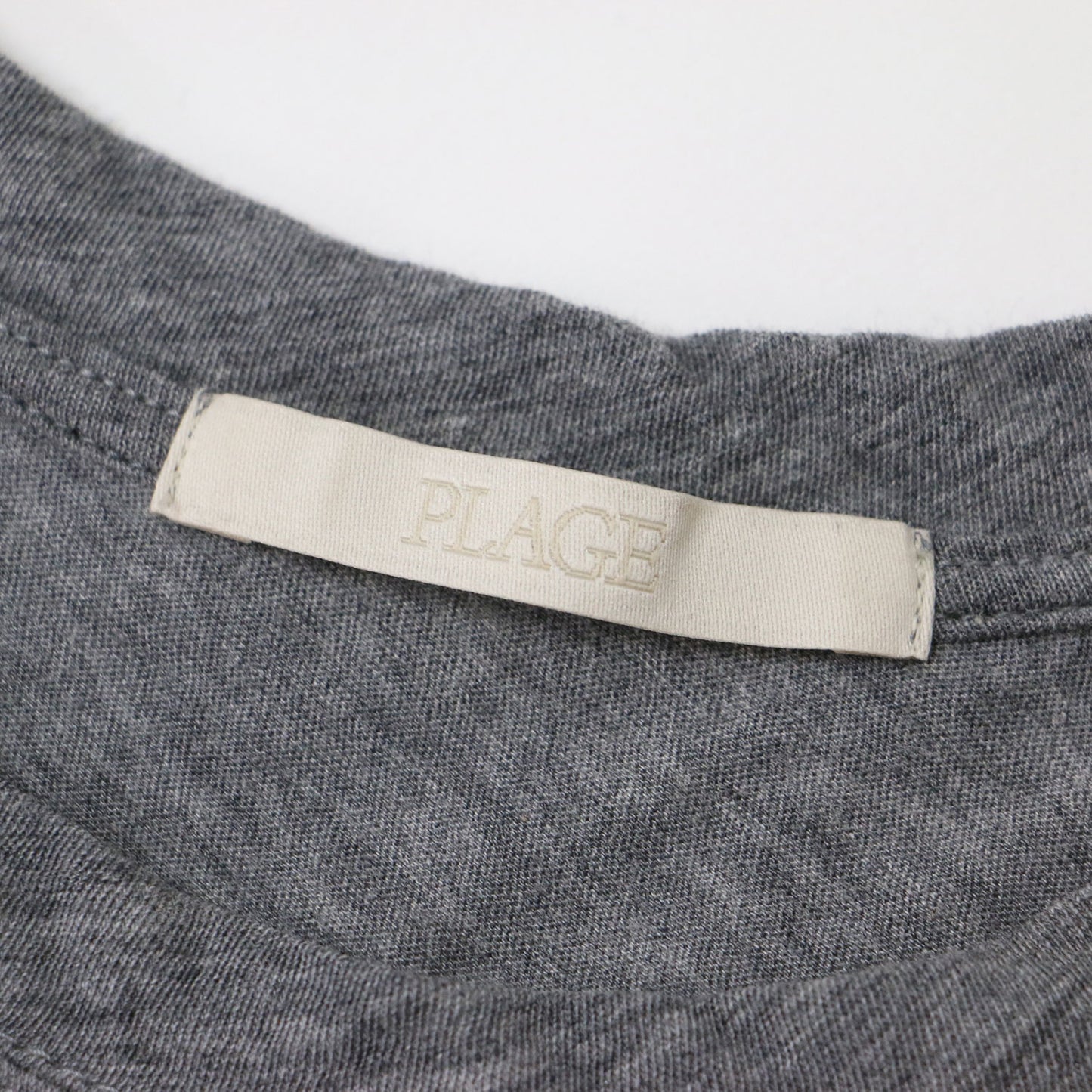 24春夏 コットン シアー ツイスト タンクトップ / カットソー ノースリーブ クルーネック ジャージ