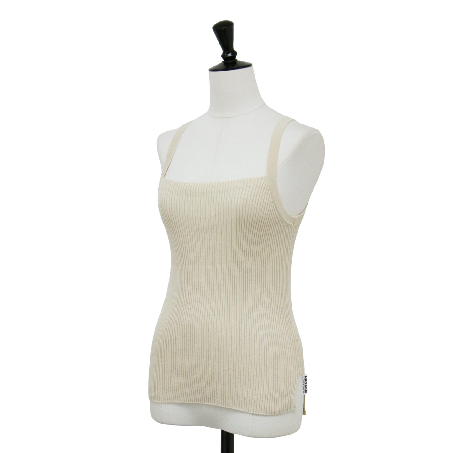 22年春夏 コットン リブ キャミソール / ニット 2WAY