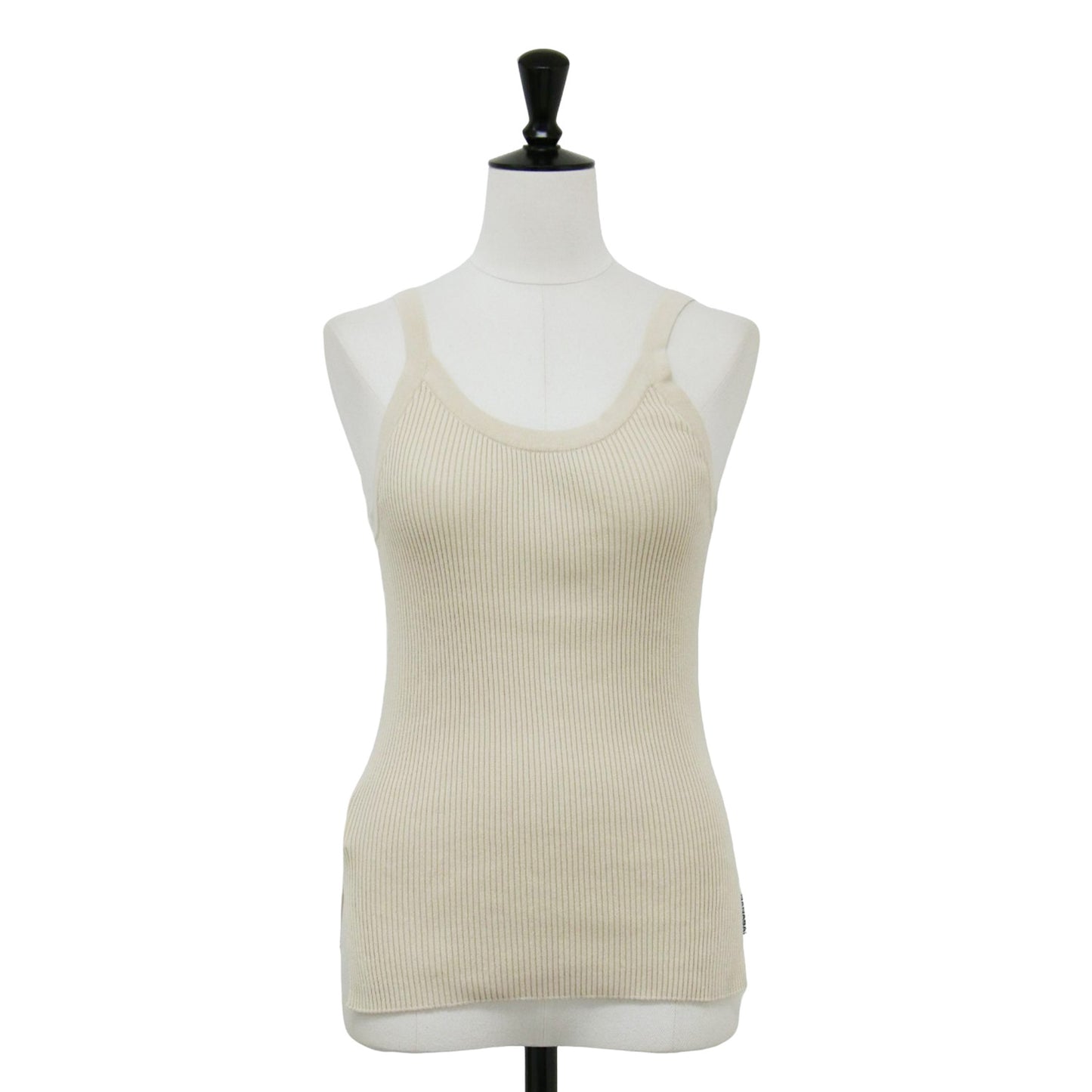 22年春夏 コットン リブ キャミソール / ニット 2WAY