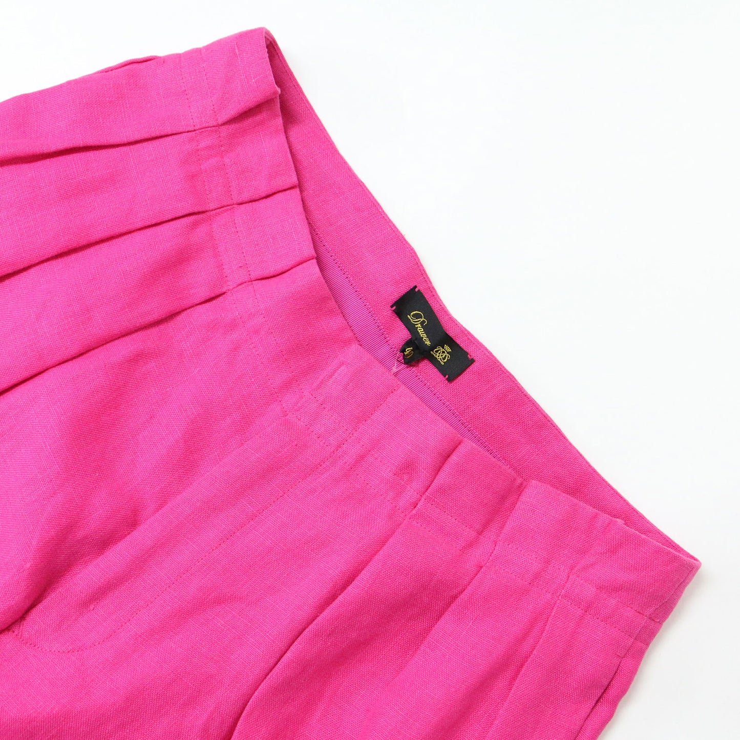 リネン タック テーパード パンツ / ハイウエスト