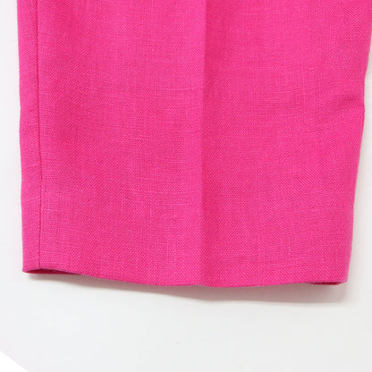 リネン タック テーパード パンツ / ハイウエスト