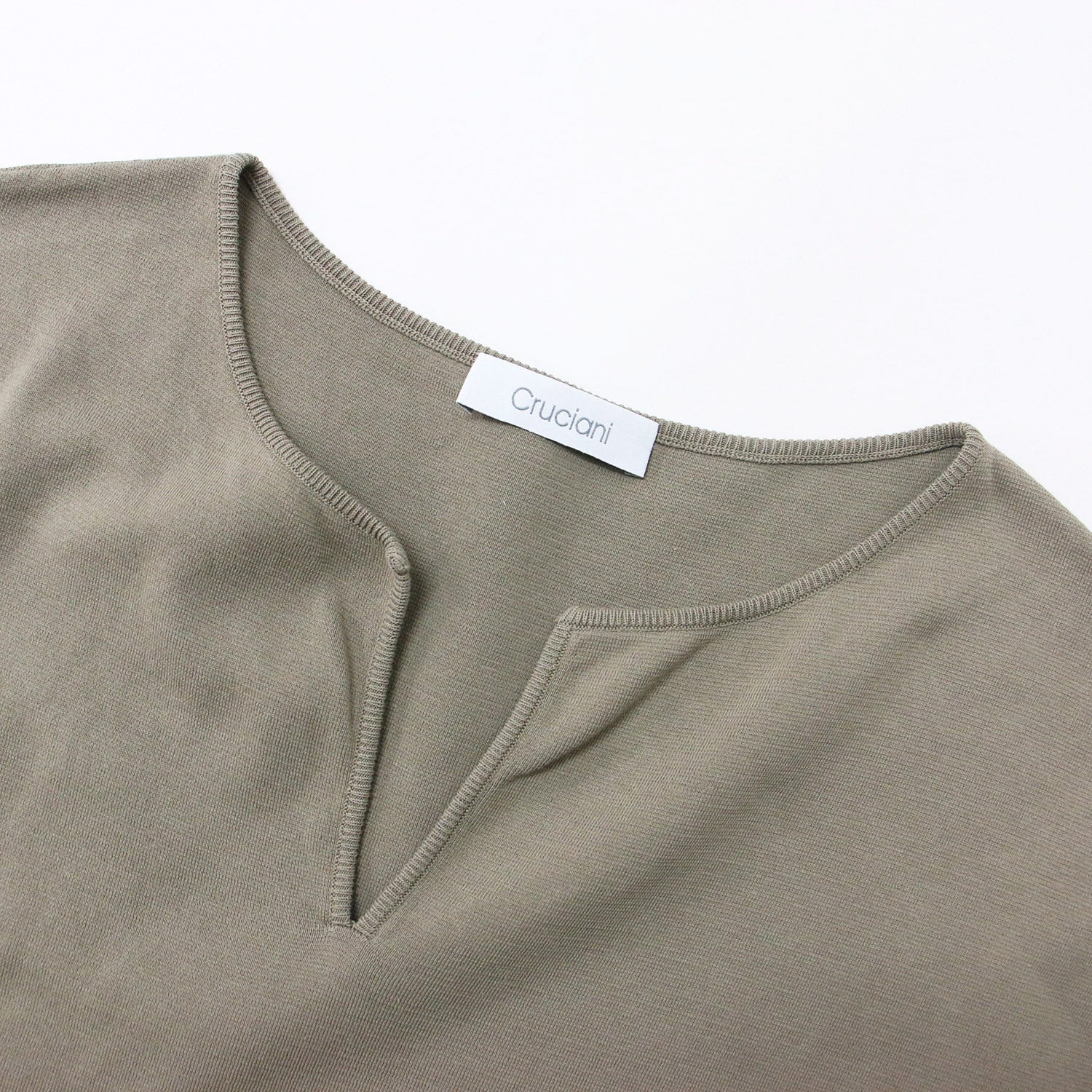 Cruciani (クルチアーニ) フレンチスリーブ スキッパー ニット Cruciani (クルチアーニ) フレンチスリーブ スキッパー ニット