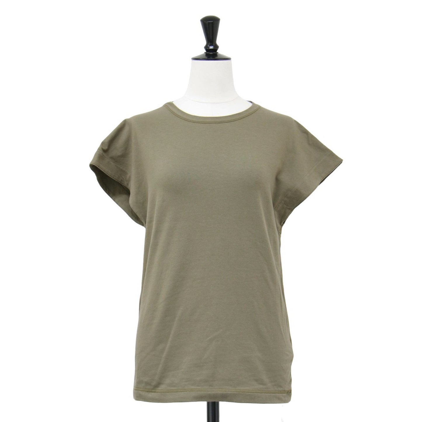 × Re-Juvenate Pilates フレンチスリーブ カットソー / コットン ストレッチ クルーネック Tシャツ