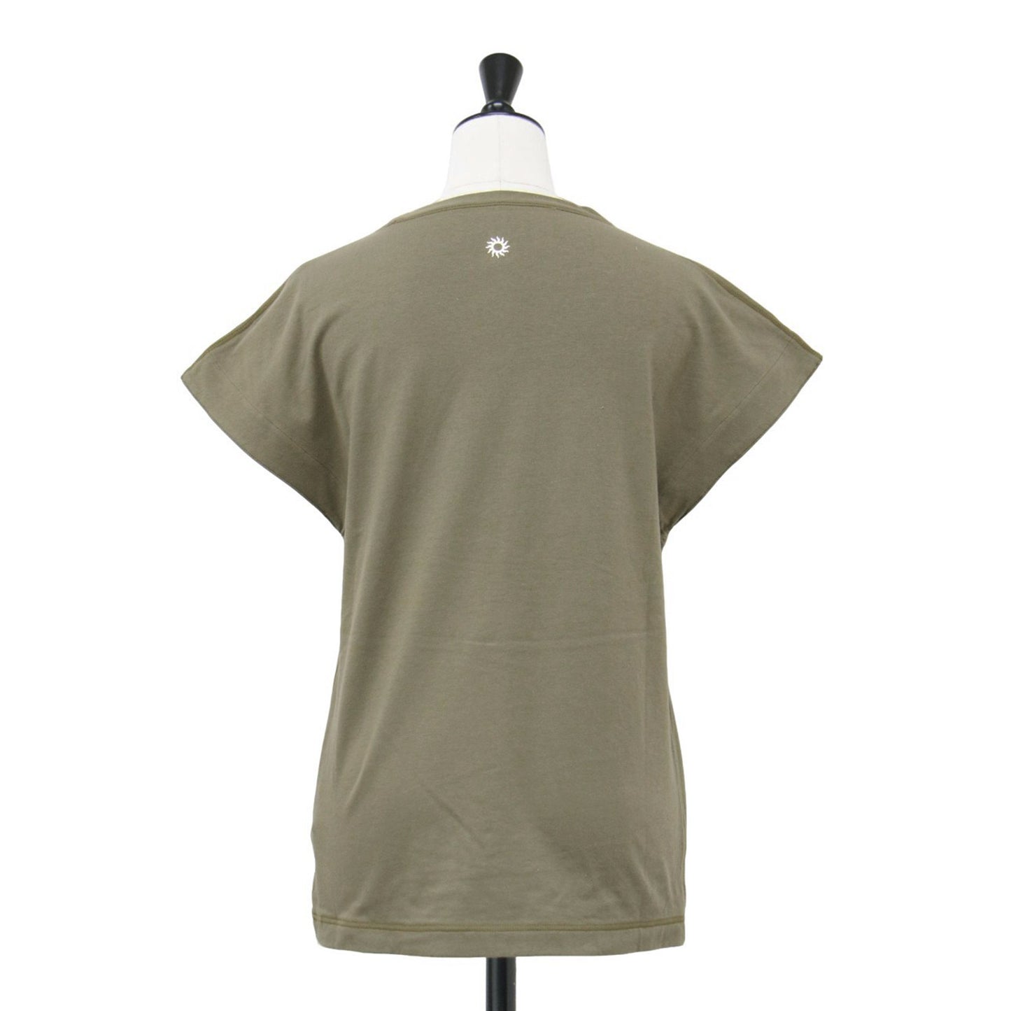 × Re-Juvenate Pilates フレンチスリーブ カットソー / コットン ストレッチ クルーネック Tシャツ