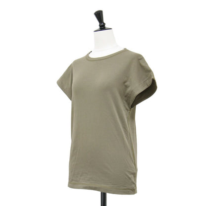 × Re-Juvenate Pilates フレンチスリーブ カットソー / コットン ストレッチ クルーネック Tシャツ