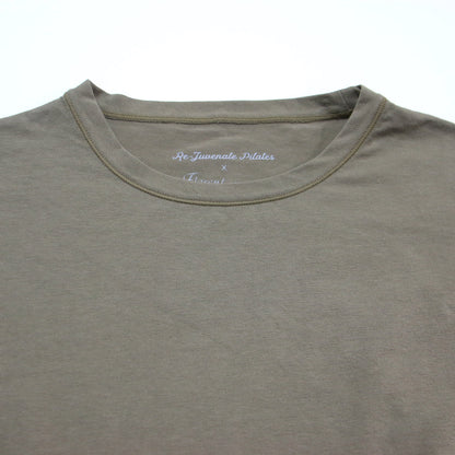 × Re-Juvenate Pilates フレンチスリーブ カットソー / コットン ストレッチ クルーネック Tシャツ