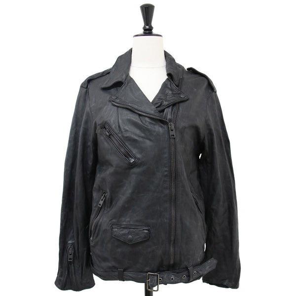 【EKAM エカム】変形 袖長 ライダース レザージャケット EKAM エカム】変形 袖長 ライダース レザージャケット ekam 変形