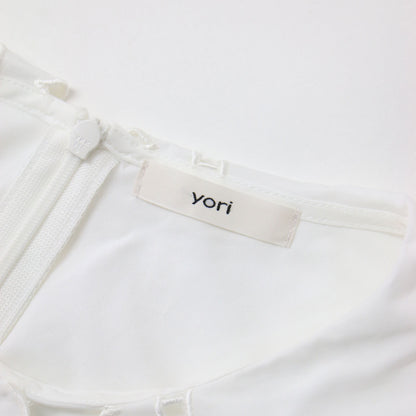 yori (ヨリ) スカラップカラー ロンTee / カットソー 長袖 ビッグ  