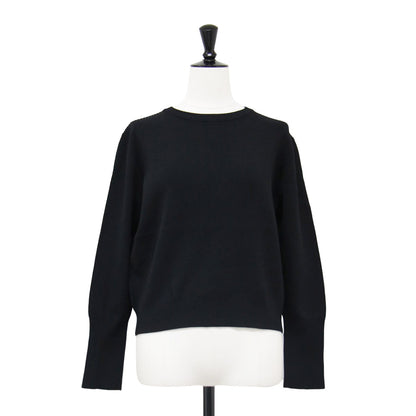 24春夏 ベーシック コンパクト ニット トップス  / BASIC COMPACT KNIT TOPS プルオーバー クルーネック