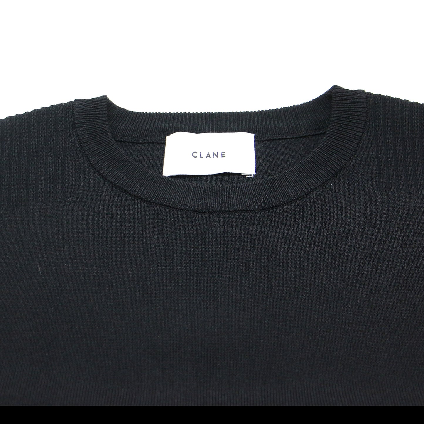 24春夏 ベーシック コンパクト ニット トップス  / BASIC COMPACT KNIT TOPS プルオーバー クルーネック