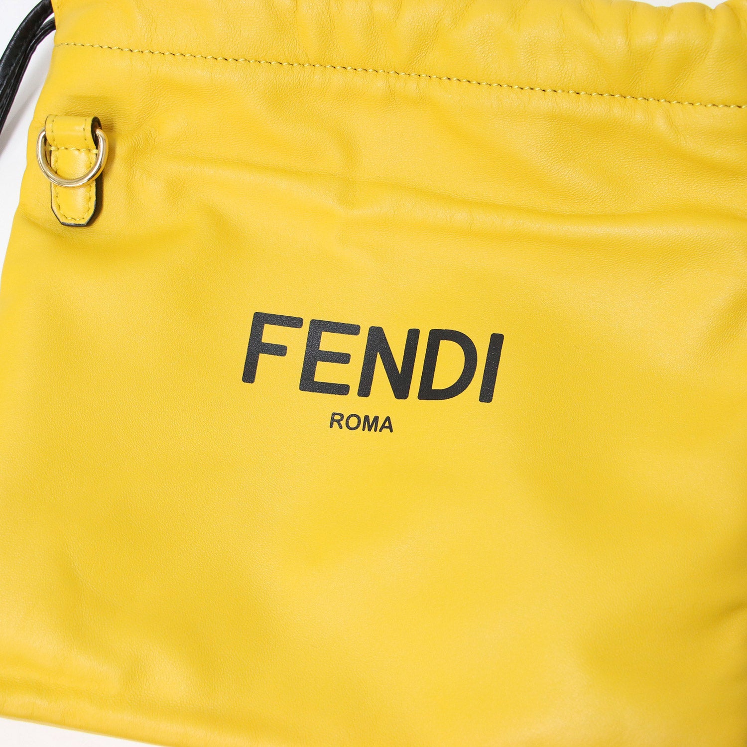 FENDI (フェンディ) スリムクラッチ レザー ショルダーバッグ / ミニ 巾着 パックスリム ロゴ イタリア製 - ブランド古着の通販・買取 |  BEEGLE by Boo-Bee