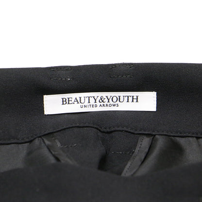 24春夏 ポプリン ラップ ワイド パンツ / スラックス トラウザーズ センタープレス